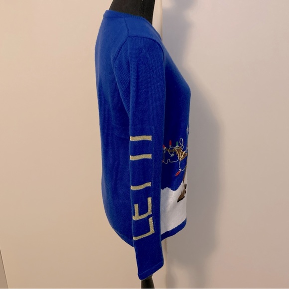 Holiday Time Christmas “Let It Glow”Sweater Size S (4-6) - Picture 5 of 9